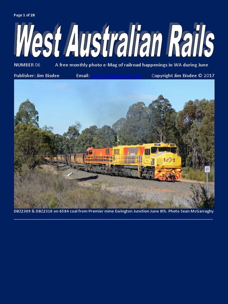 West Australian Rails 201706 Rail Transport Transportation Engineering