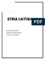 Etnia Cayubaba