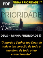 Deus - Minha Prioridade