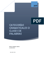 Categorias Gramaticales