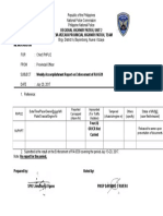 Weekly Accomplishment Report On Enforcement of RA 6539