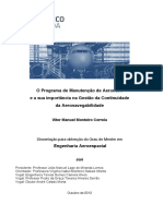 A Importância do Programa de Manutenção na Gestão da Continuidade da Aeronavegabilidade