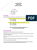 tournament rules 2017