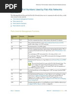 Reference: Port Numbers Used by Palo Alto Networks Devices: Ports Used For Management Functions