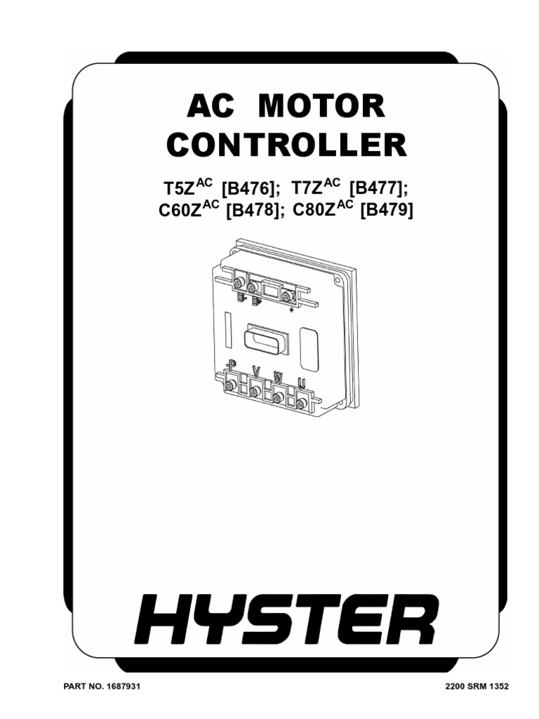 Yale Ac Motor Controller Pdf Electrical Connector Electric Motor