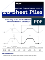 Combining All The Structural Benefits of 'Z' Piles With The Installation Advantages of 'U' Piles