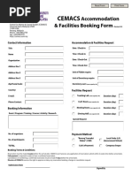 CEMACS Accommodation Booking Form Ver2.0.1