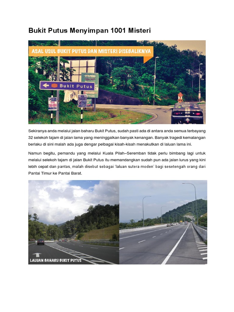 Bukit Putus Menyimpan 1001 Misteri Pdf