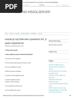 Oracle PL SQL Interview Questions