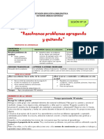 Sesión Matemática Problemas Agregando y Quitando