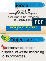 Lesson 8 - Proper Waste Disposal - Zion