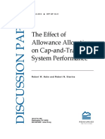 The Effect of Allowance Allocation S On Cap-and-Trade System Performance