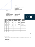 A. Identitas Klien.: Nam A L/P Usia/th Status Pendidikan Pekerjaan Keterangan