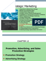 Strategic Marketing: 12. Promotion, Advertising and Sales Promotion Strategies