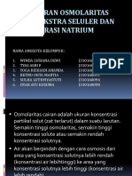 Pengaturan Osmolaritas Cairan Ekstra Seluler Dan Konsentrasi Natrium