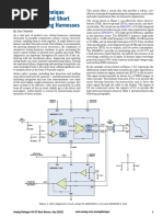 Diagnostic Technique Detects Open and Short Circuits