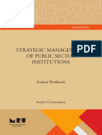 2014 Strategic Management of Public Sector Institutions PDF