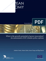 What is the growth potential of green innovation-EU-DSGE.pdf