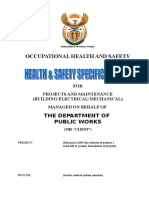 Health Safety Specification Generic