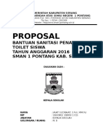 PROPOSAL Sanitasi Penataan WC Sekolah