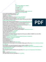 Pressure and altitude effects on aircraft performance