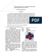 Isolasi Flavonoid Dan Uji Bioaktivitas Dari Terung Pirus