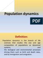 Population Dynamics New