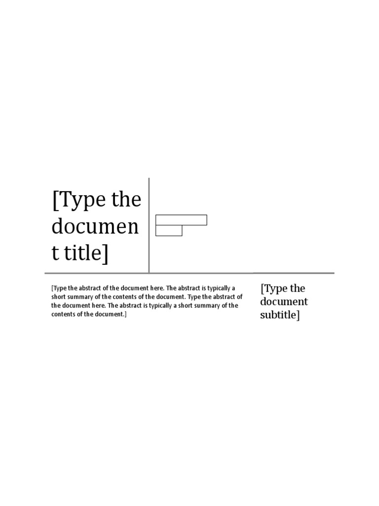 Document Title and Summary Guide | PDF