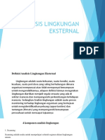 Analisis Lingkungan Eksternal