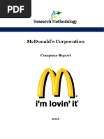 McDonalds Report