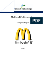 McDonalds Report