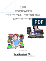Critical Thinking Newspaper Activities