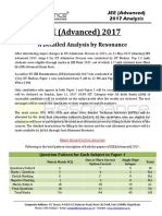 JEE Advanced 2017 Resonance Analysis