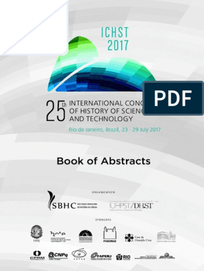 25th International Congress Of History Of Science And Technology