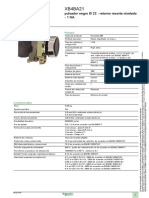Pulsador Negro - XB4 - XB4BA21 Schneider Electric PDF