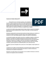 Maduro, CFK y el pedido de libertad para Milagro Sala fueron los ejes de la "contracumbre" 