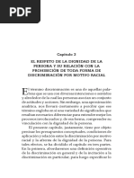 El Respeto de La Dignidad de La Persona y Su Relación Con La Prohibición de Toda Forma de Discriminación Por Motivo Racial
