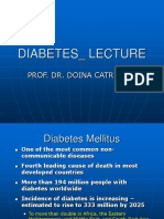 Diabetes - Lecture: Prof. Dr. Doina Catrinoiu