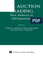 Robert a. Schwartz, John Aidan Byrne, Antoinette Colaninno- Call Auction Trading