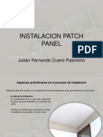 Pasos para La Instalacion de Patch Panel