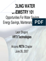 Cooling Water Chemistry 101: Opportunities For Water Savings, Energy Savings, Maintenance Savings