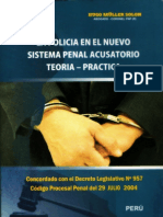 La Policia en El Nuevo Sistema Penal Acusatorio PDF