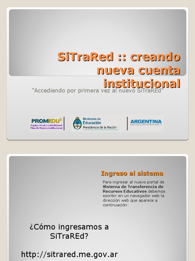 Ingreso y registro en SiTraRed | PDF | Contraseña | Red mundial
