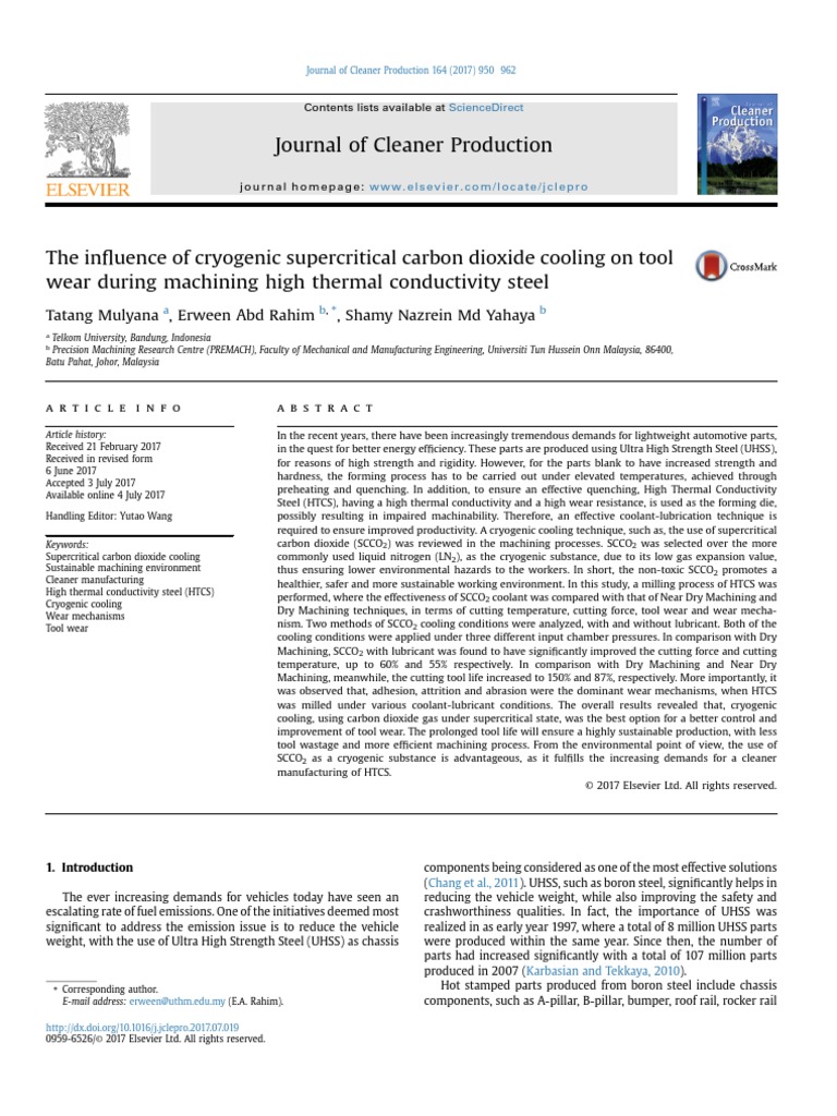 3713 TTGJournal of Cleaner Production Q1 SCIMAGO PDF Machining