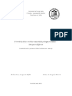 Fotoelektricne Osobine Amorfnih Poluprovodnika - Fotoprovodljivost PDF