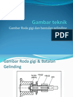 Gambar Teknik (Roda Gigi) 12