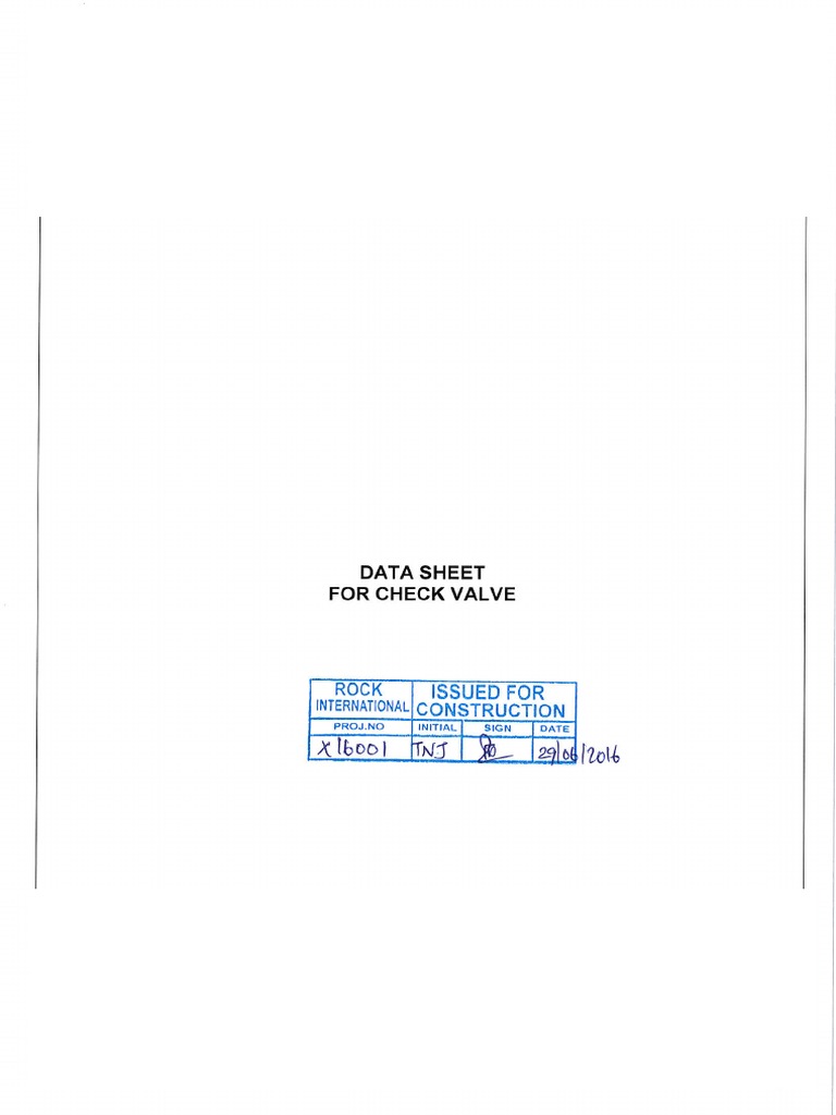 Check Valves | PDF | Valve | Pipe (Fluid Conveyance)