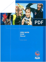Padi Open Water Diver Manual en Español