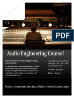 (Phone) : Introduction To Audio Engineering (Non-Credit)