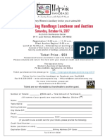 2017 Helping Handbags Luncheon Ticket Form